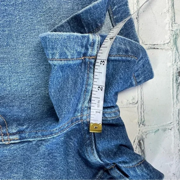 Banana Republic Factory Blue Denim Jean Button Fly High Rise size 0/25 - Picture 10 of 13